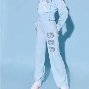 Rare Hello Kitty X Forever 21 Collab hoodie and sweatpants .